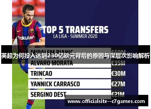 英超为何投入达到230亿欧元背后的原因与深层次影响解析